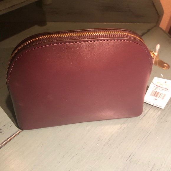 Michael Kors Floral Clutch Purse & Keychain - Picture 3 of 7